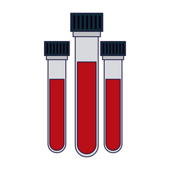 Blood test tubes