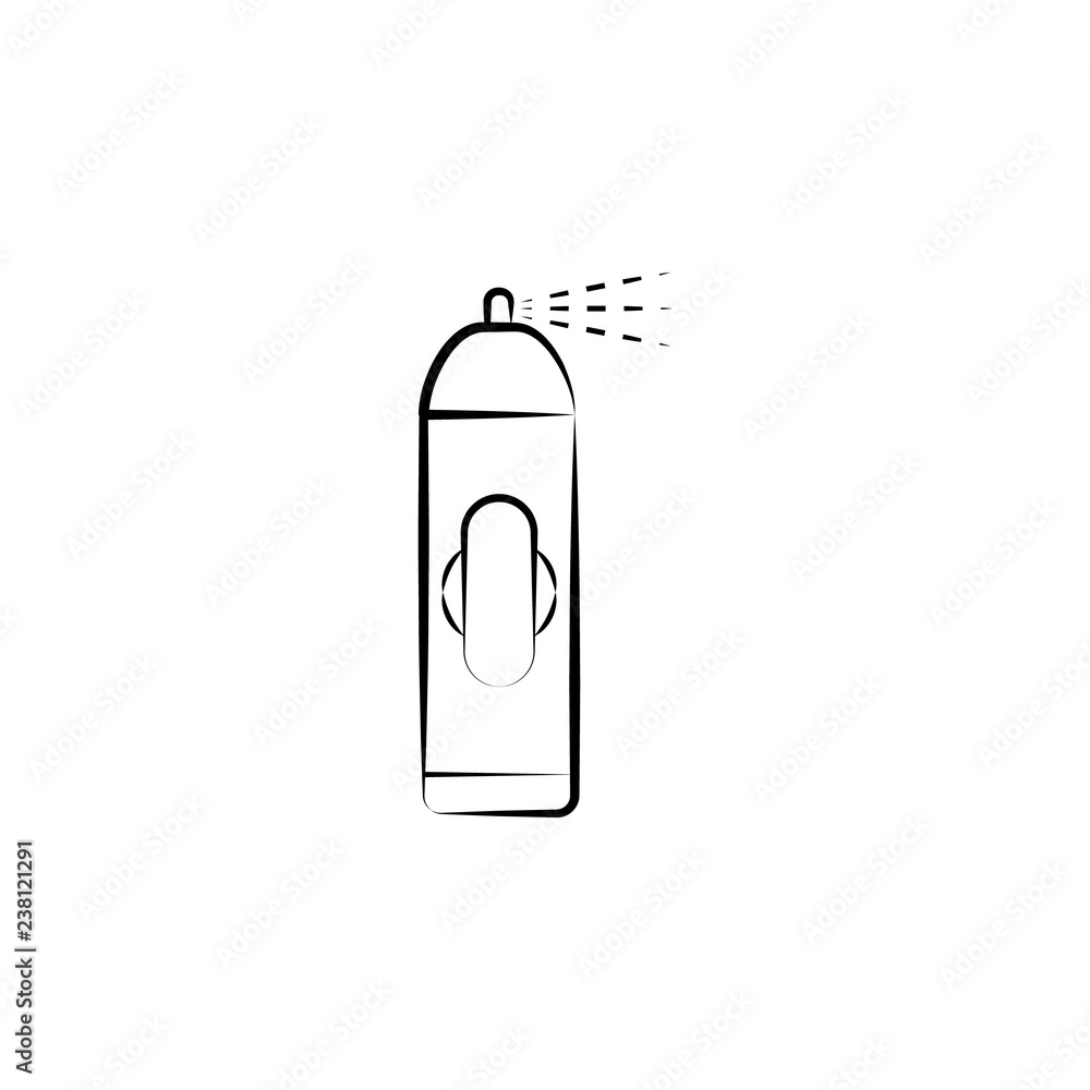 Poster spray icon. element of art and craft icon. thin line icon for website design and development, app de