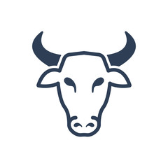 Simple Illustration of Bull Icon
