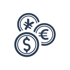 Simple Illustration of Exchange Money Icon