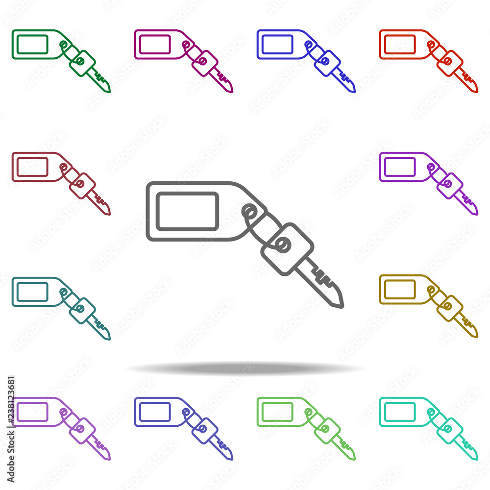 Aufkleber room key icon. elements of hotel in multi color style icons. simple icon for websites, web design, m