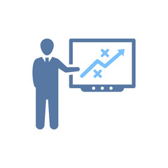 Business Plan Presentation Icon