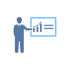 Marketing Report Presentation Icon