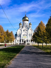 Fototapeta na wymiar Orthodox Trinity-Vladimirsky Cathedral