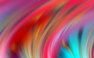 Red pink blue vivid bright abstract background, blurred colorful fluid colors