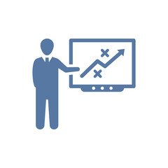 Business Planning Presentation Icon