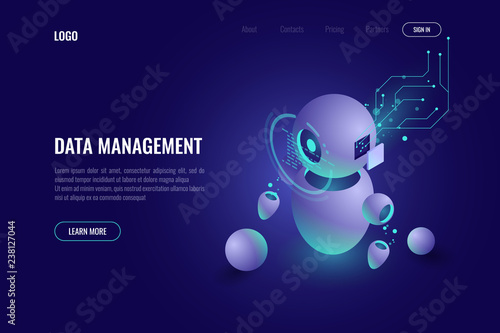 Software Analysis Of The Data The Robot Is Looking At Schedule - 