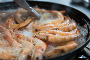 Grilled Jumbo Shrimp, Daeha Gui, Korean Food