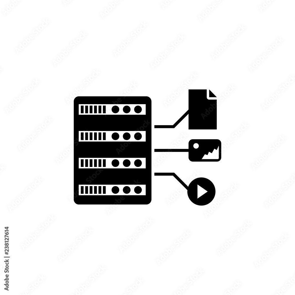 Poster file, data icon. element of network icon for mobile concept and web apps. detailed file, data icon c
