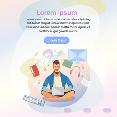 Distance learning online service web page template