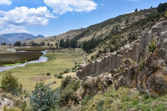 The Intiwatana and Pumacocha archaeological site, Ayacucho, Peru