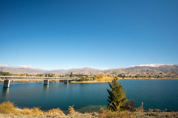The bridge over Lake Dunstan, Queenstown