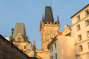 famous charles bridge of prague, czech reopublic