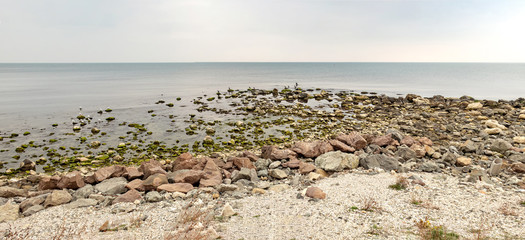 Bulgarian city, Burgas stony seaside