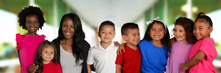 Teacher And Her Students