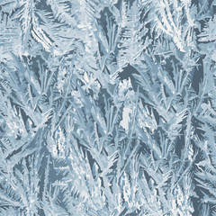 Frozen icing seamless pattern, vector illustration