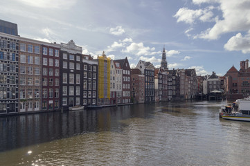 view on houses and canal