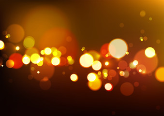 Abstract Bokeh Lights Background