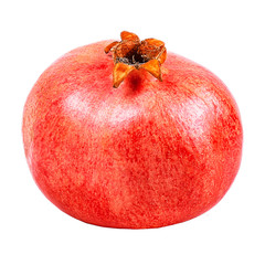 pomegranate isolated on white background with clipping path