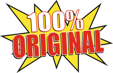 sticker 100% original