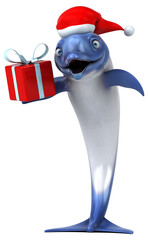 Fun Dolphin - 3D Illustration