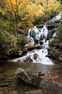 Waterfall saluda north carolina