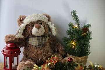 teddy bear with gift