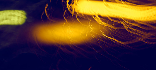 Abstract circular bokeh background of night light