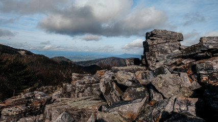 Fototapeta premium rocks and blue sky