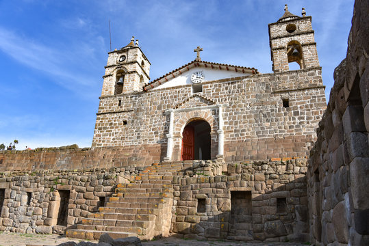 The church of San Juan Bautista of Vilcashuaman, Ayacucho, Peru
