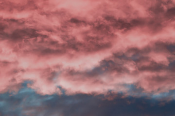 sunset sky as background