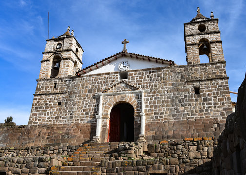 The church of San Juan Bautista of Vilcashuaman, Ayacucho, Peru