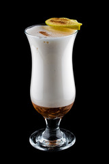 Original cocktails on a dark background.