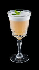 Original cocktails on a dark background.