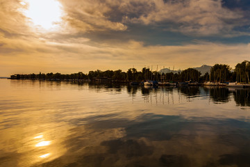 Obraz premium Chiemsee - Sonnenaufgang