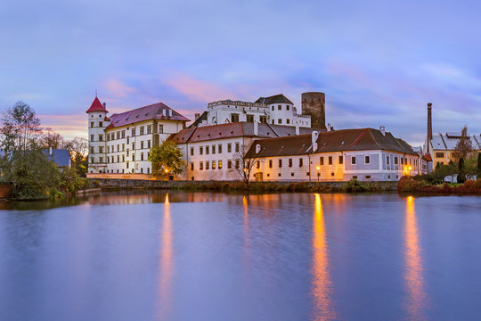 Jindrichuv Hradec castle in Czech Republic