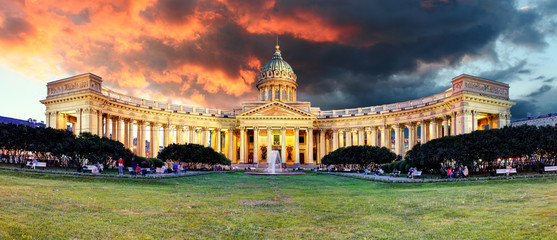 Kazan cathedtal in Saint Petersburg