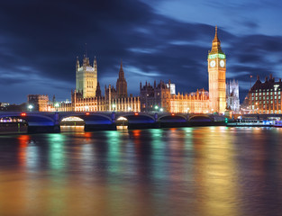 Big Ben and Houses of Parliament, London, UK