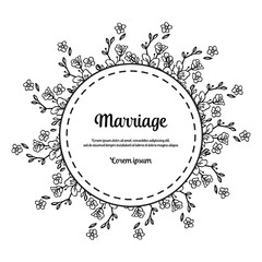 Flower wedding invitation card, save the date card, greeting card