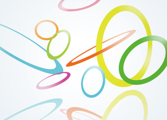 背景　図形　立体　リング