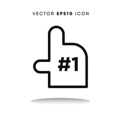 First place vector icon