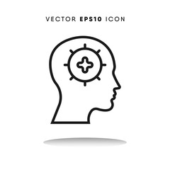 Positive vector icon
