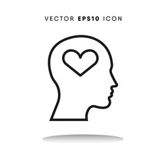 In love vector icon
