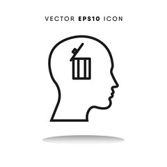 Clear vector icon