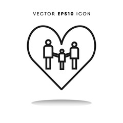 Family vector icon