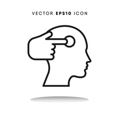 Psychology vector icon