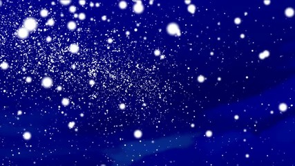 Animation snow falling down.