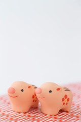 イノシシの年賀素材