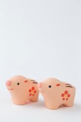 イノシシの年賀素材