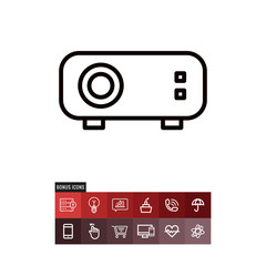 Projector vector icon